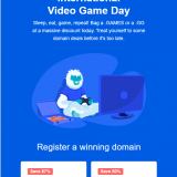 Namecheap最新活动：注册一个GG域名只需要$34.49/一年 | Video Game Day