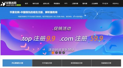 华夏名网服务商介绍：中国领先的域名注册、解析服务商